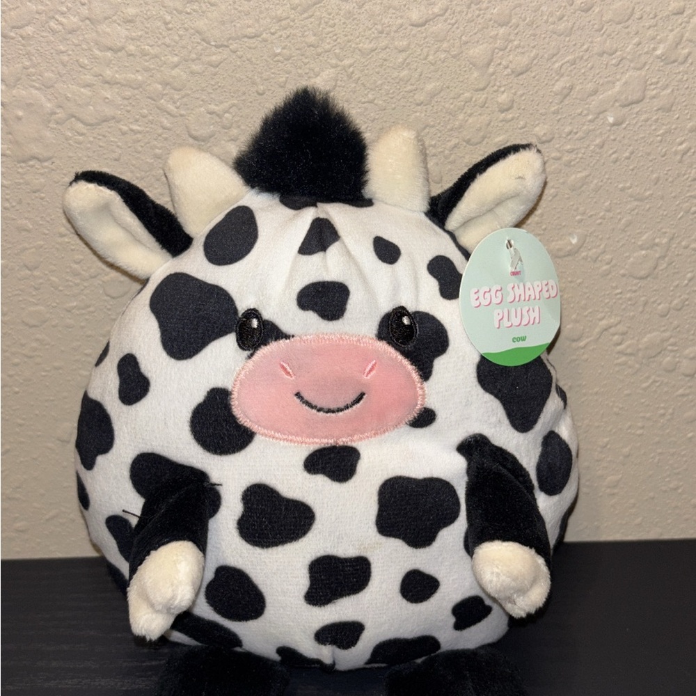Cow Egg Shaped Plush